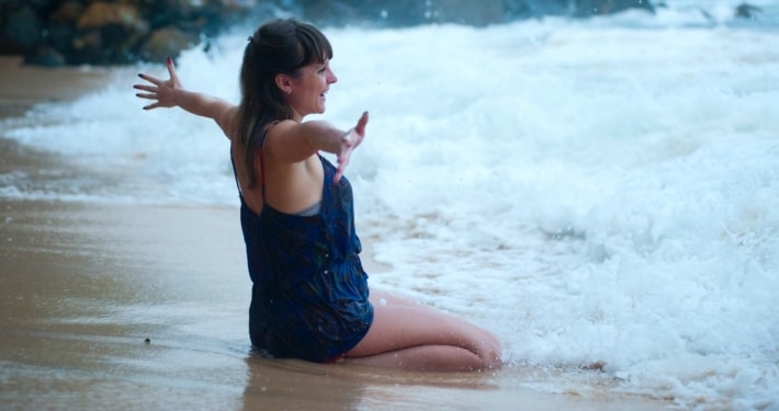 girl on the beach